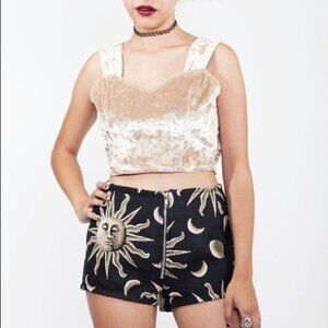 Miracle Eye Handmade Celestial Lunar Shorts